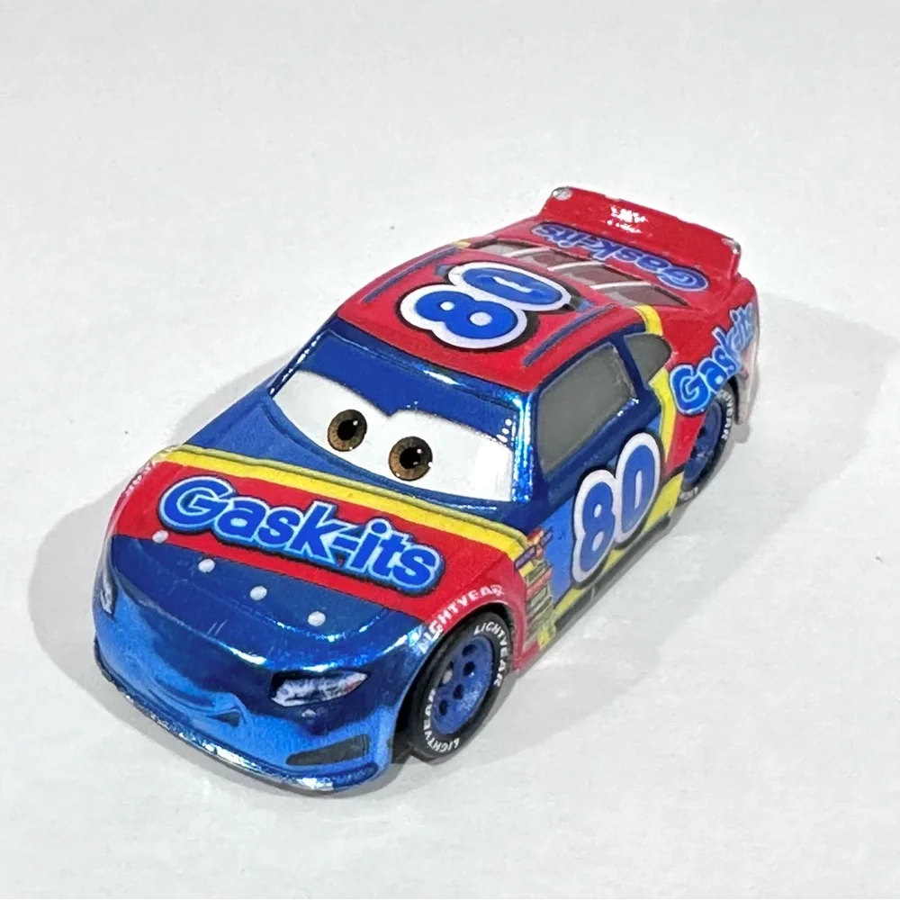 Disney Cars Metallic Rex Revler #80 Gask-its Scavenger Hunt Die-cast